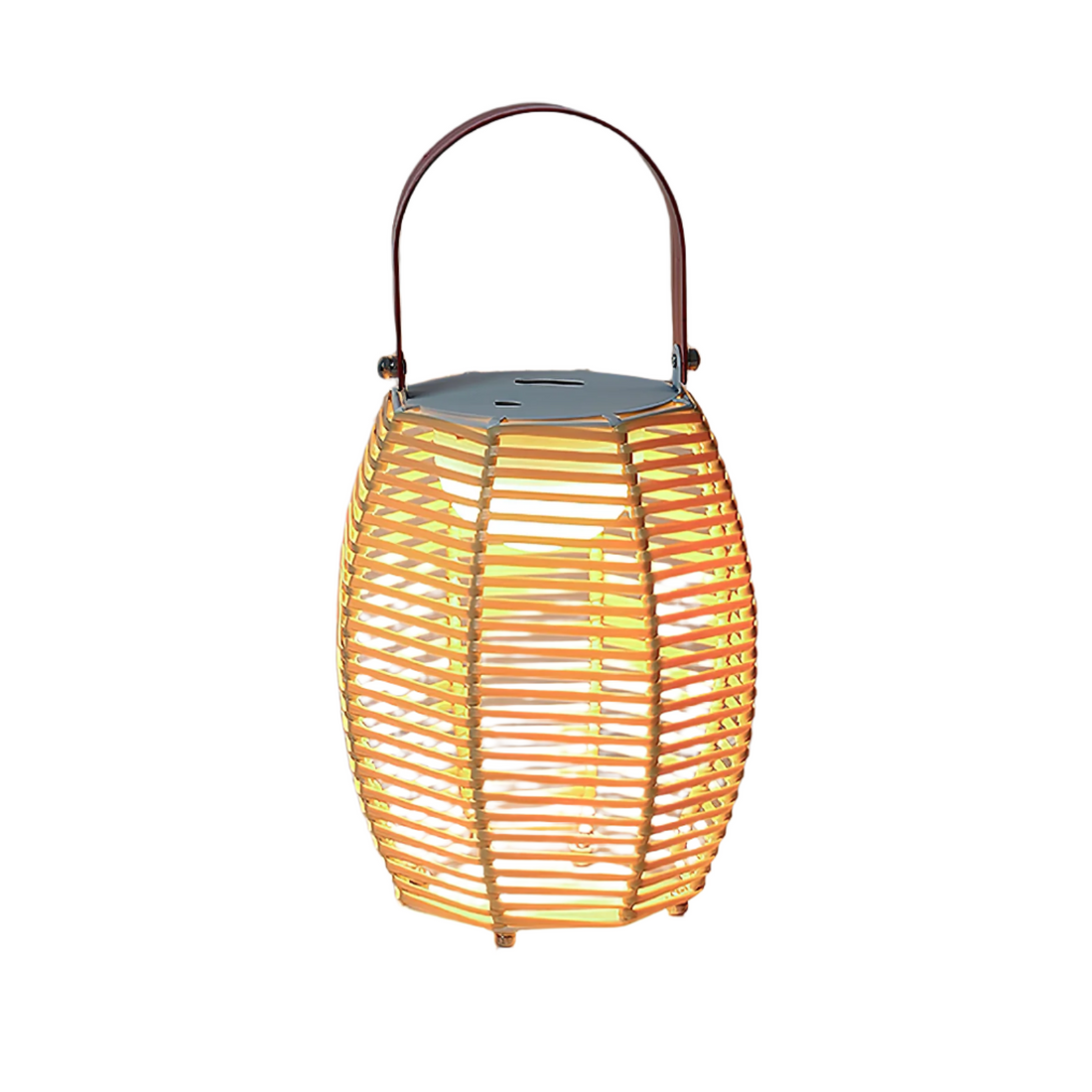 Retro Kreative Rattan Drahtlose Außen Tischlampe