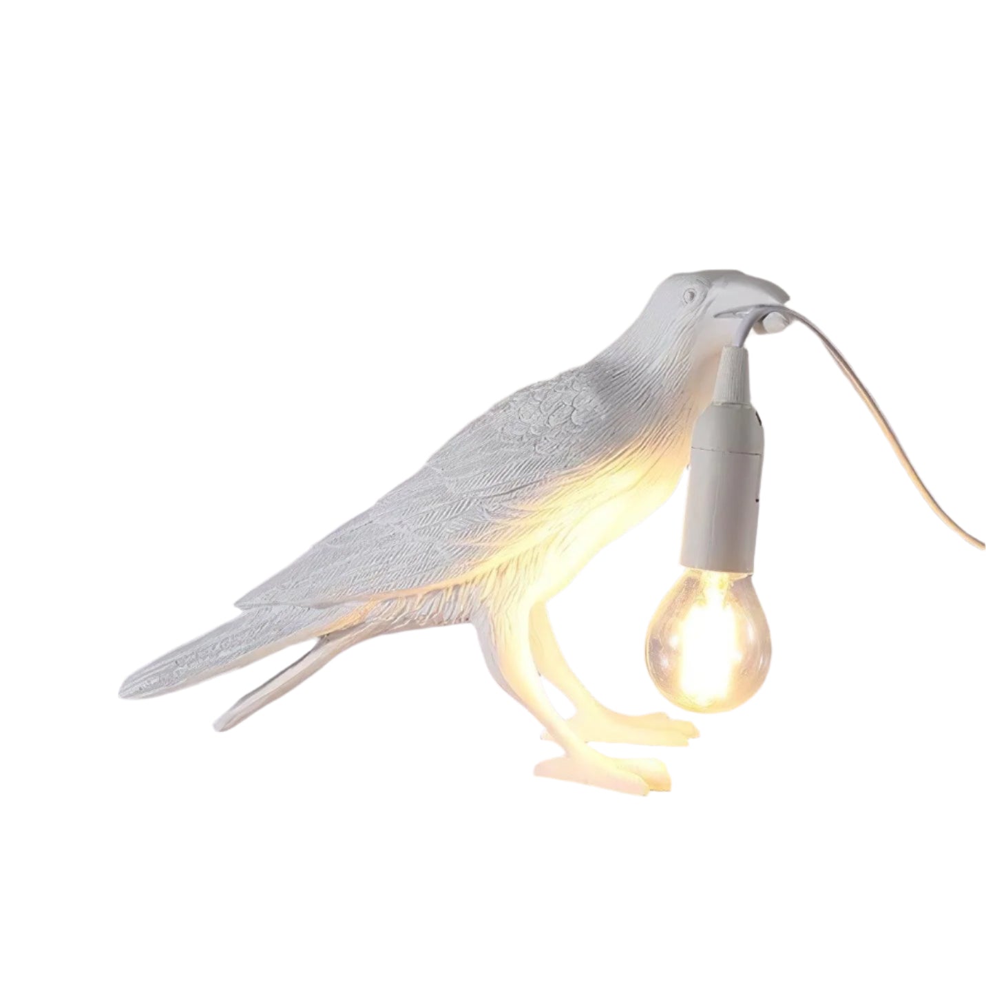 The Watchful Raven Resin Table Lamp