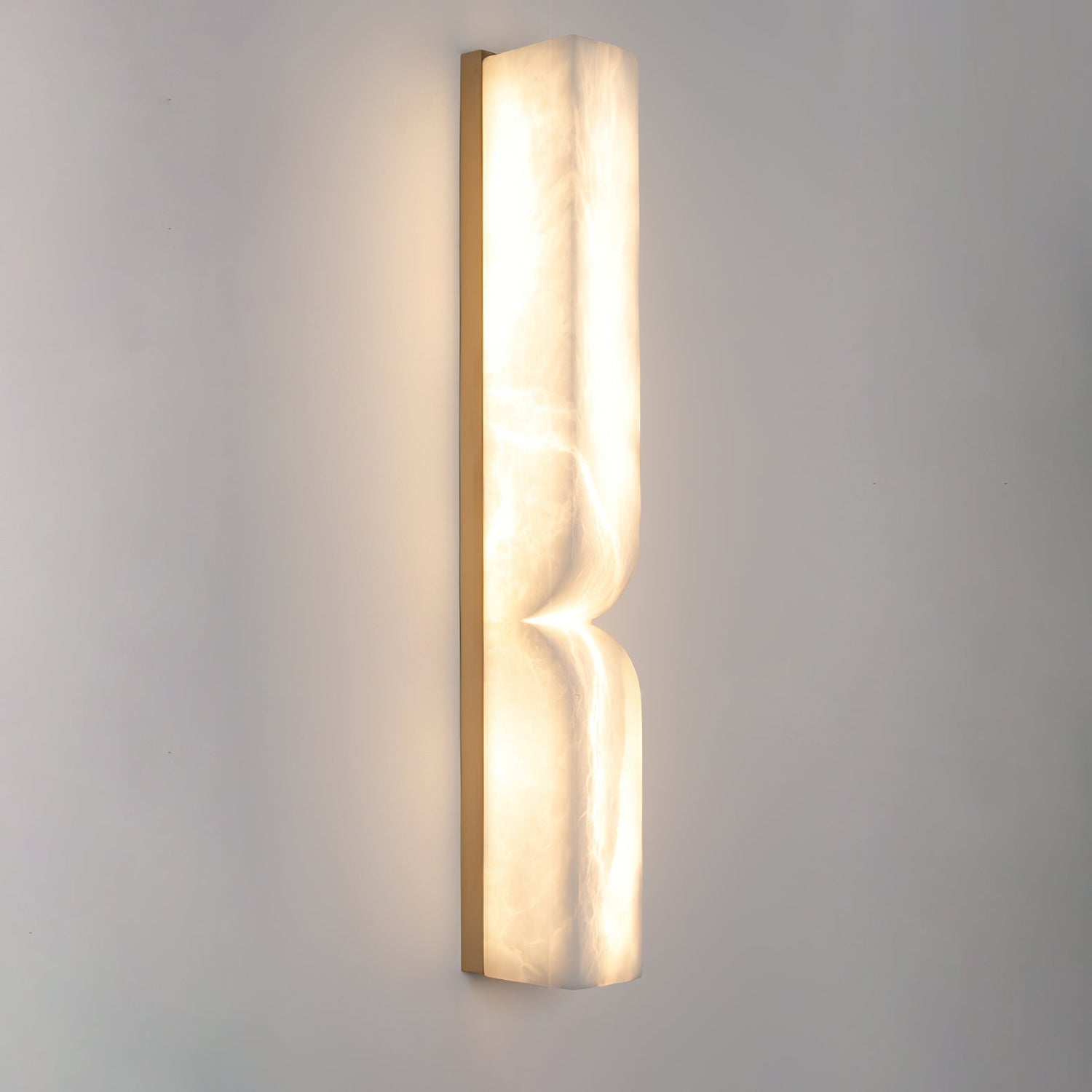 Modern Rectangular Alabaster Essence Wall Lamp