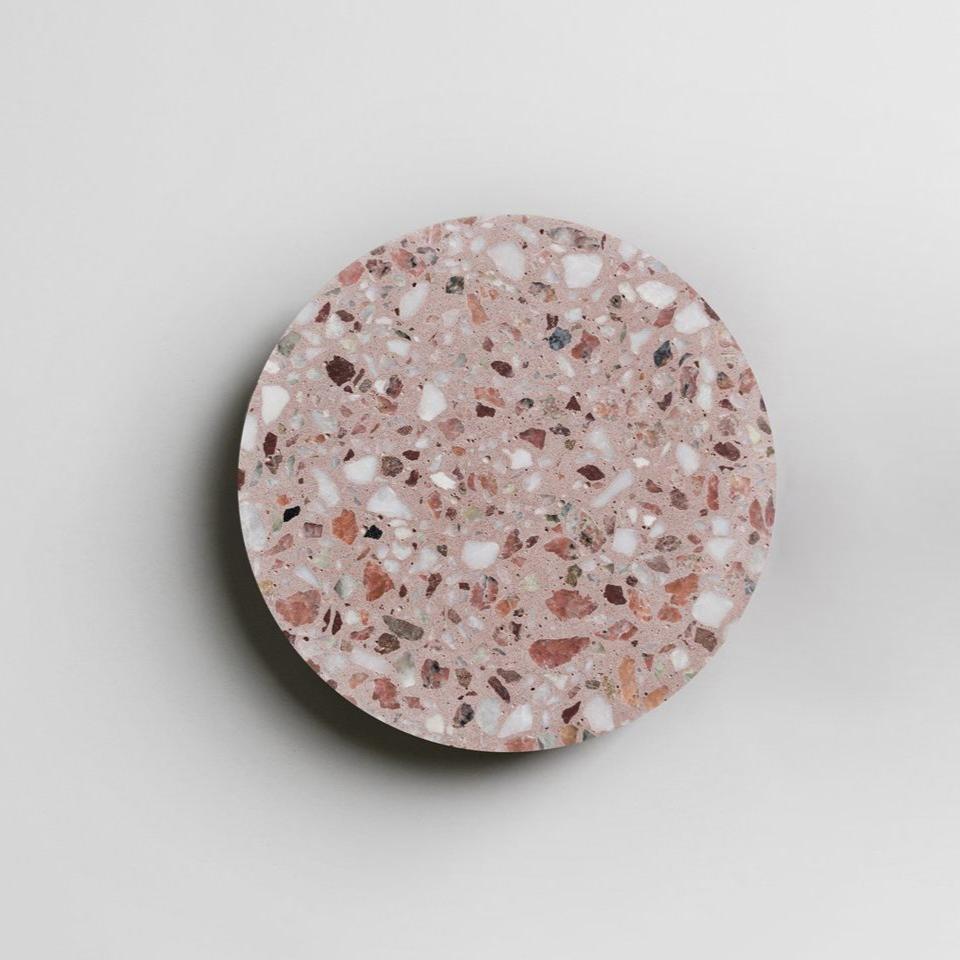 Disc Shaped Terrazzo Wall Lamp