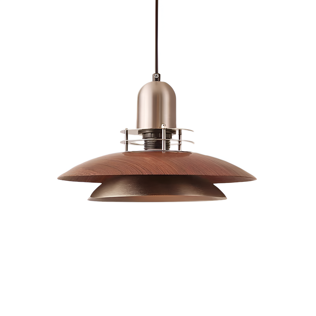 Retro Medieval Metal Flying Saucer Pendant Light