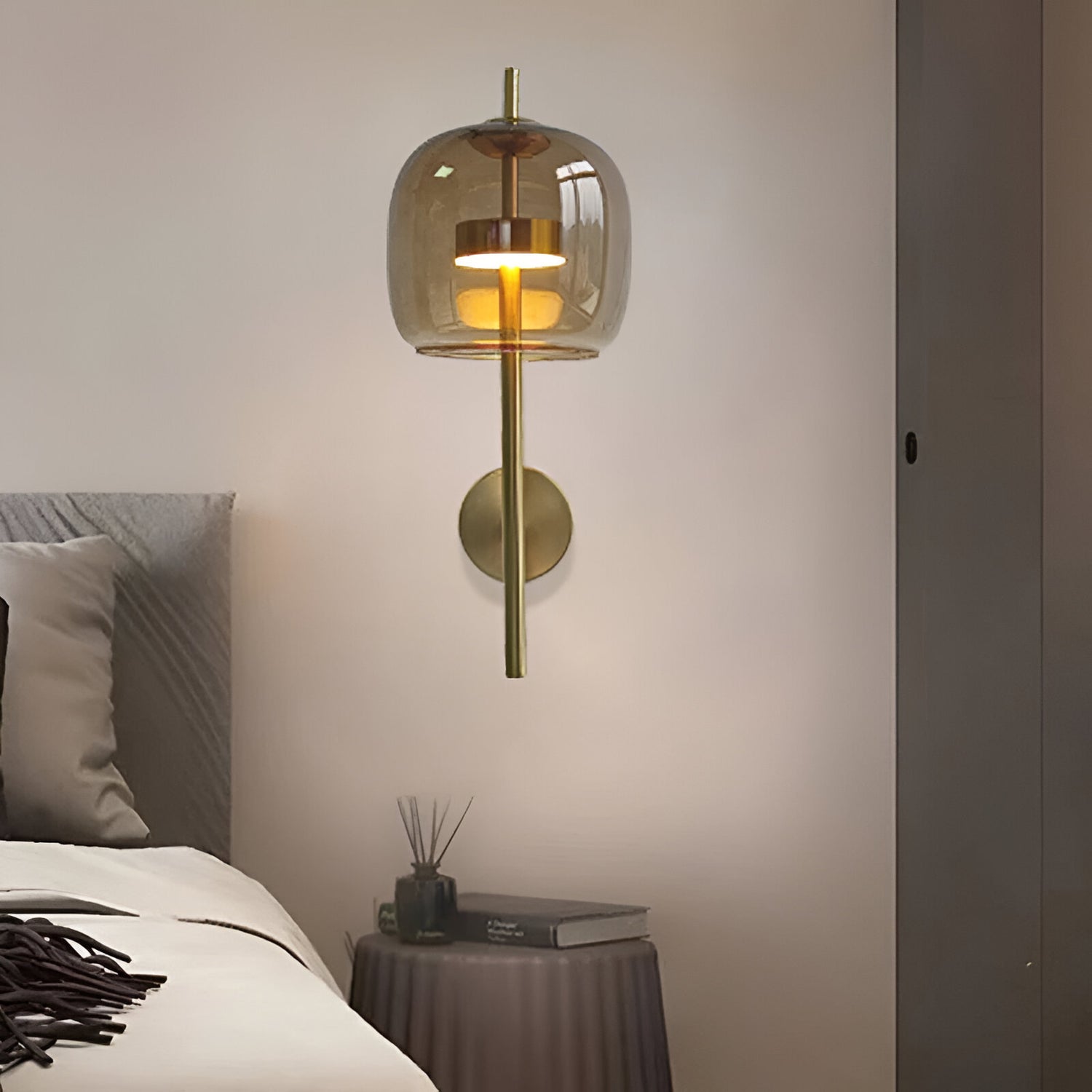 Kael Nordic Glass Wall Light