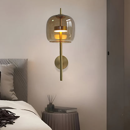 Kael Nordic Glass Wall Light