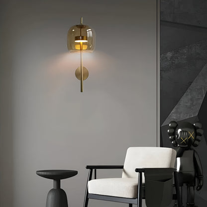 Kael Nordic Glass Wall Light