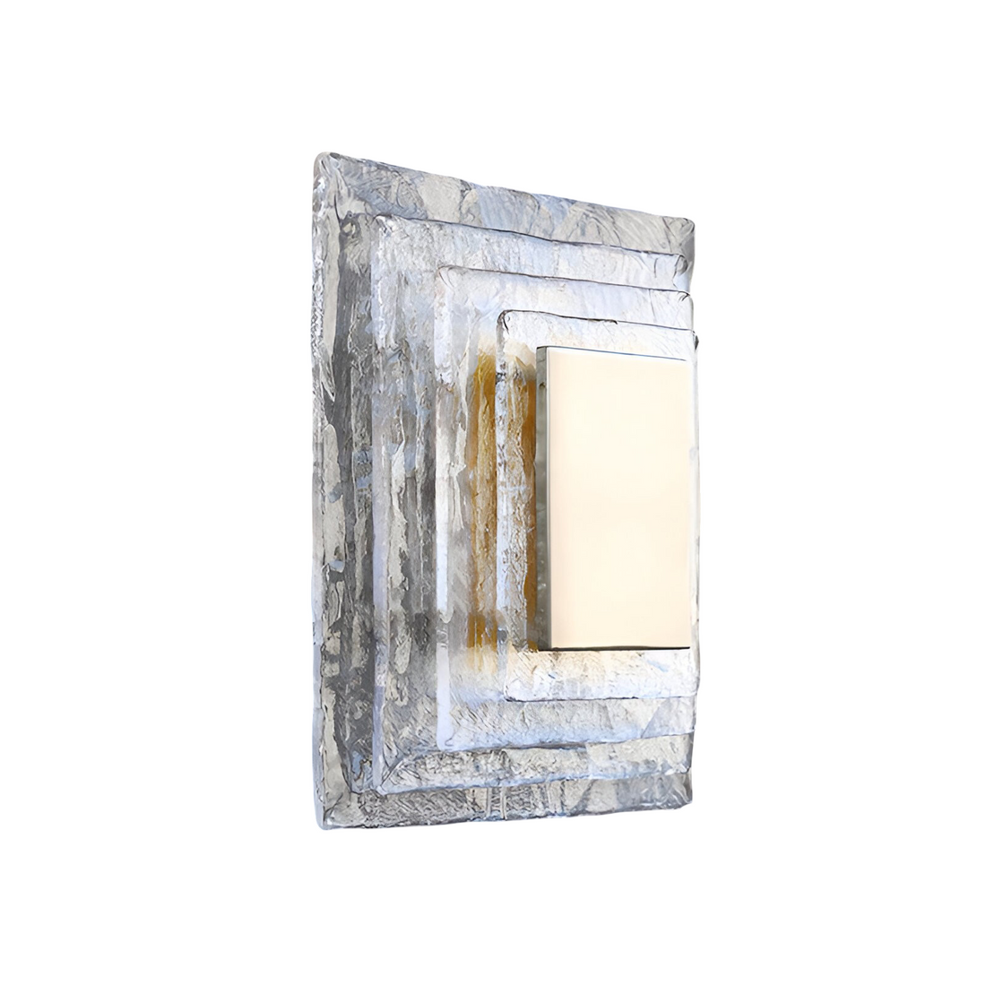 Retro Murano Water Ripple Glass Wall Light