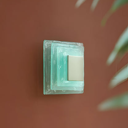 Retro Murano Water Ripple Glass Wall Light