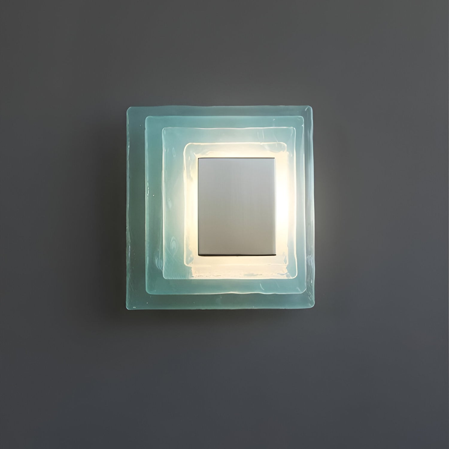Retro Murano Water Ripple Glass Wall Light
