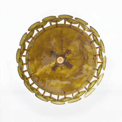 Retro Style Clara Colored Glass Chandelier