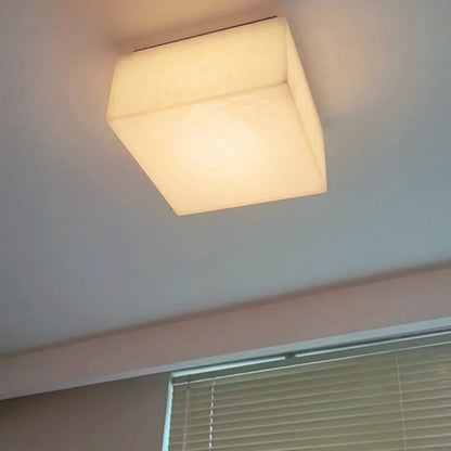 Rivage Alabaster Minimalist Ceiling Light