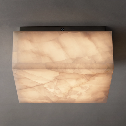 Rivage Alabaster Minimalist Ceiling Light