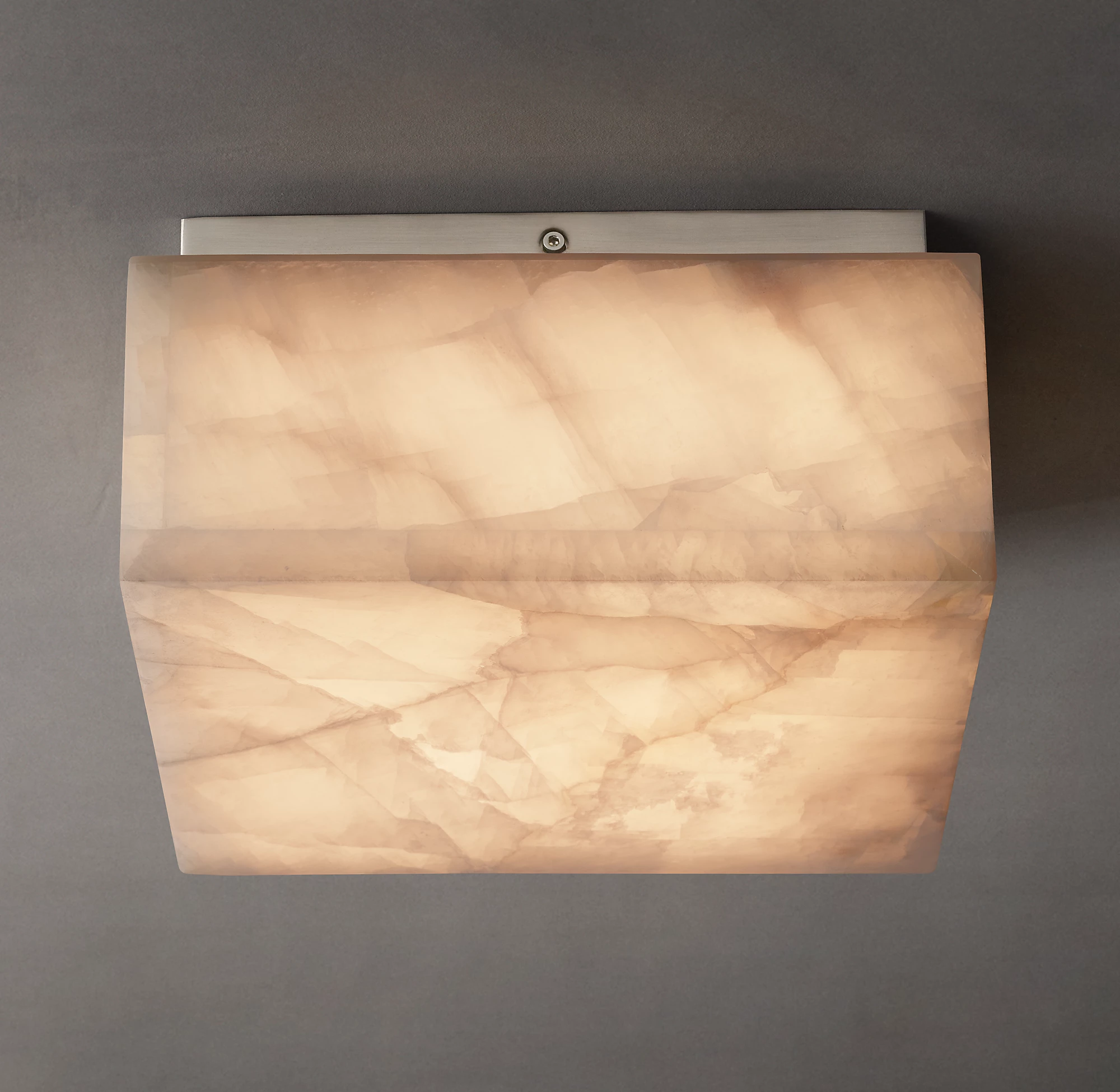 Rivage Alabaster Minimalist Ceiling Light