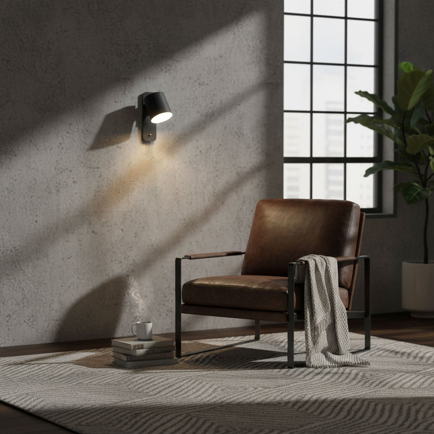 Kora Rotatable Nordic Metal Wall Light