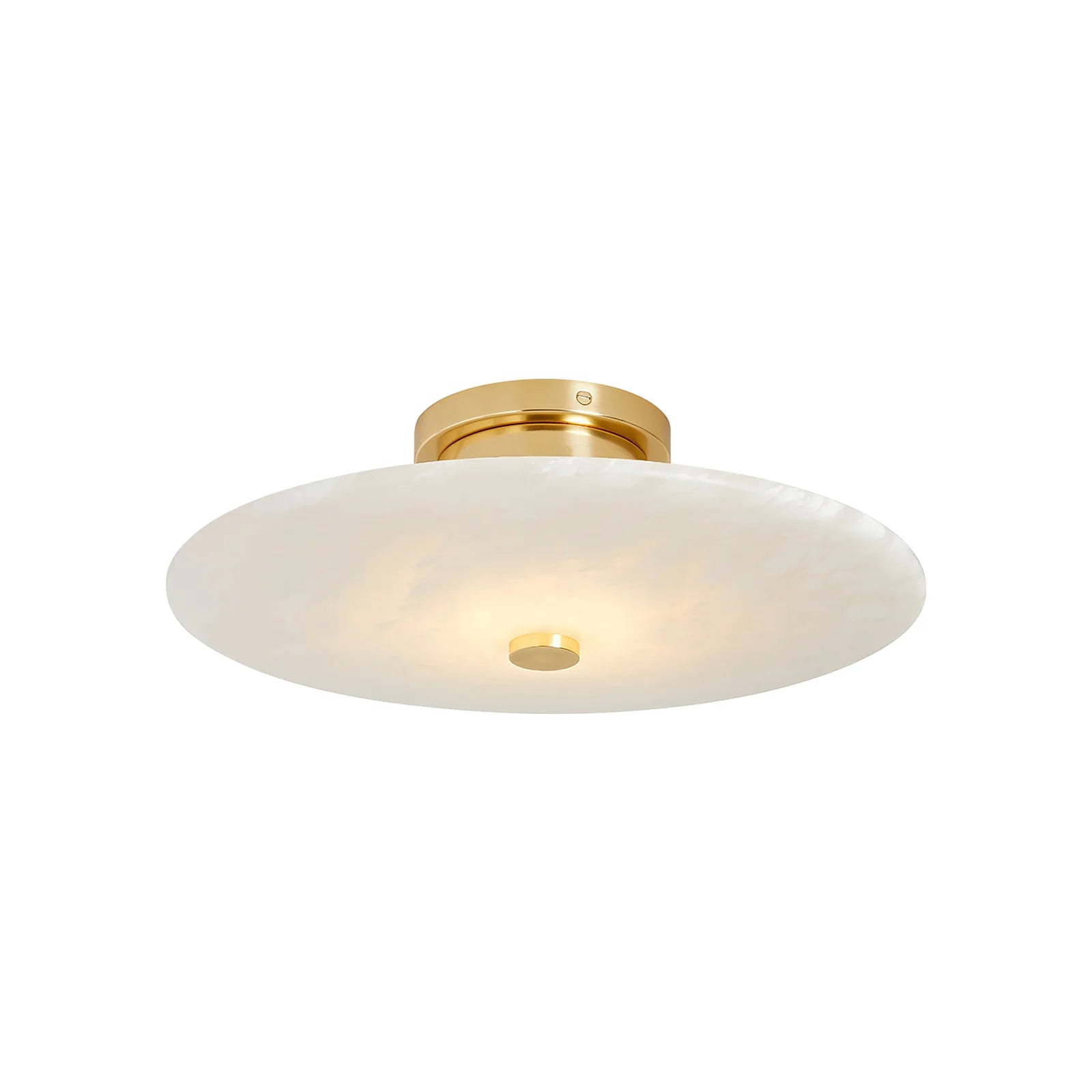 Ankeny Minimalist Alabaster Ceiling and Wall Light