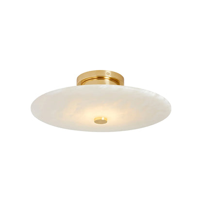 Ankeny Minimalist Alabaster Ceiling and Wall Light