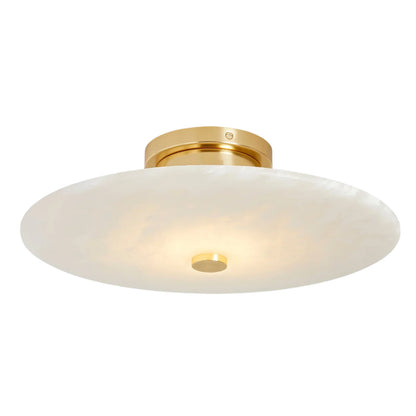 Ankeny Minimalist Alabaster Ceiling and Wall Light