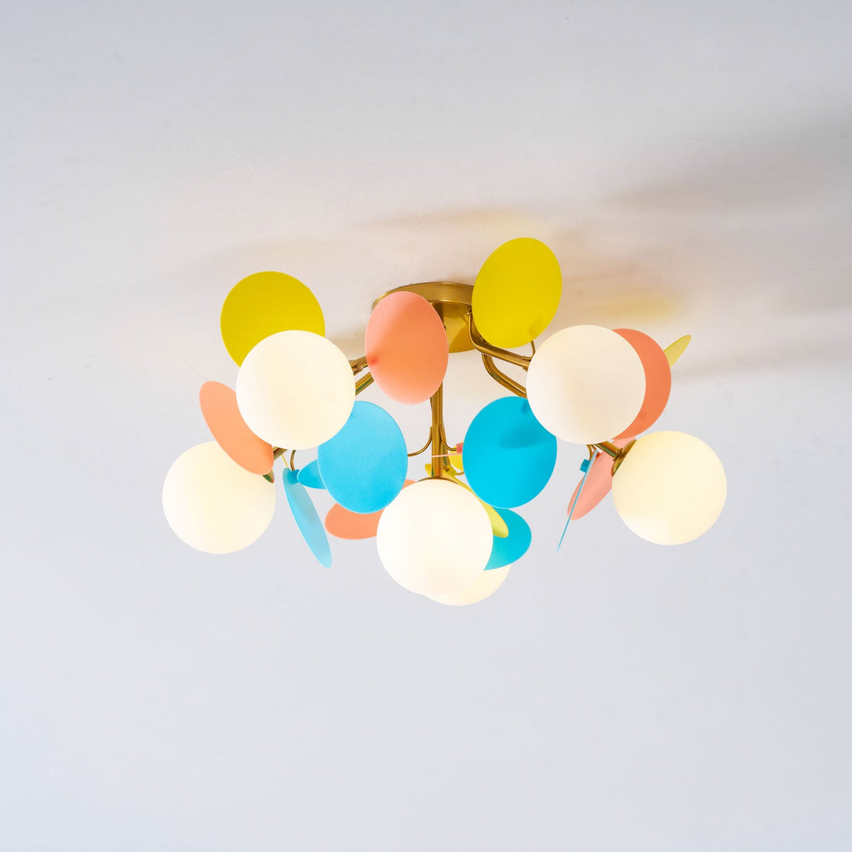Aurelia Round Macaron Modern Acrylic Ceiling Light