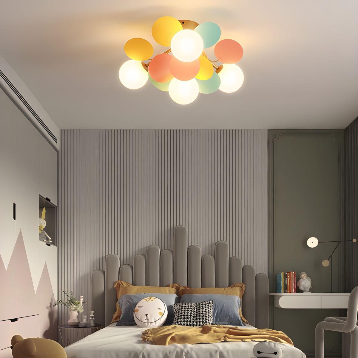 Aurelia Round Macaron Modern Acrylic Ceiling Light
