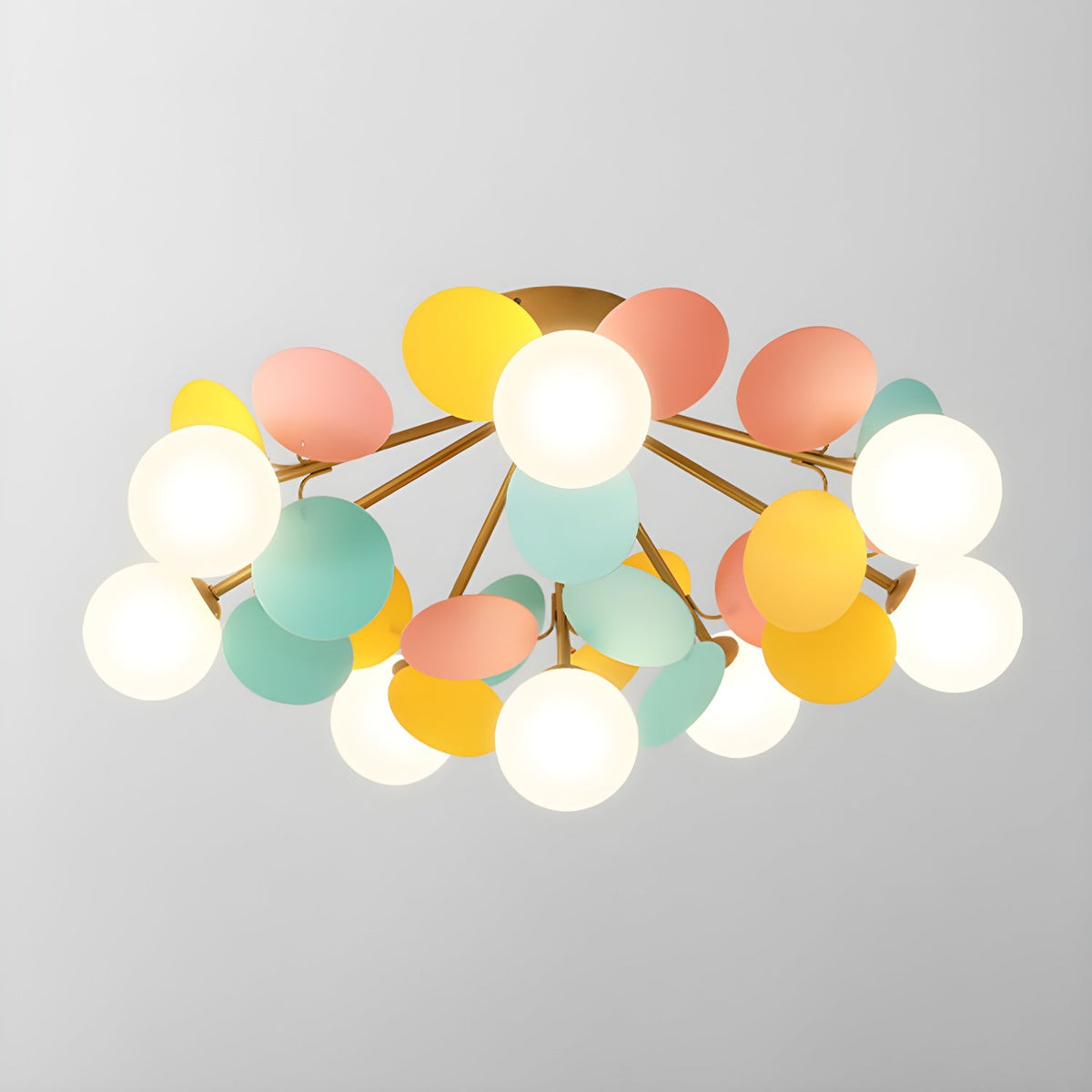 Aurelia Round Macaron Modern Acrylic Ceiling Light