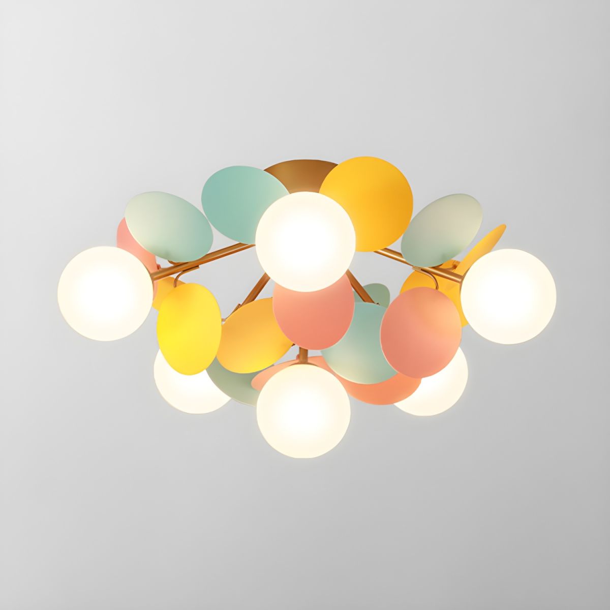 Aurelia Round Macaron Modern Acrylic Ceiling Light