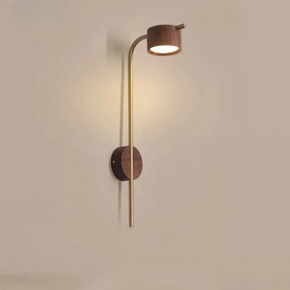 Houten Accent Bedlamp LED Wandlamp