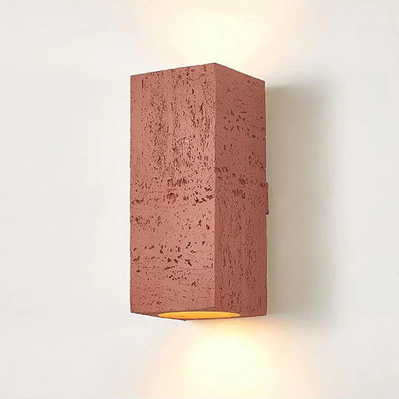 Wabi-Sabi Cement Wall Lamp