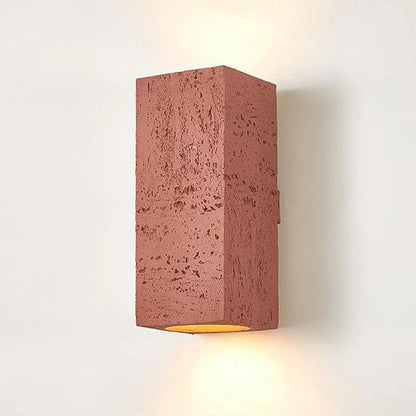 Wabi-Sabi Cement Wall Lamp