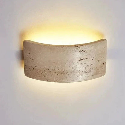 Modern Travertine Stone IP65 Waterproof Outdoor Wall Lamp