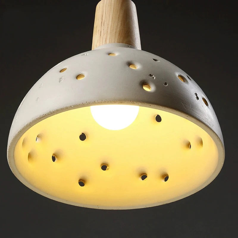 Ronde Cementen Hanglamp