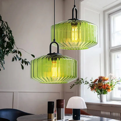 Retro Glass Nordic Loft Design Pendant Light