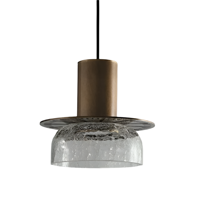 Retro Cracked Glass Pendant Lamp