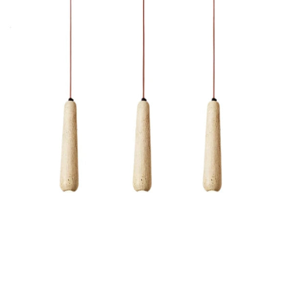 Travertin Röhrenpendelleuchte