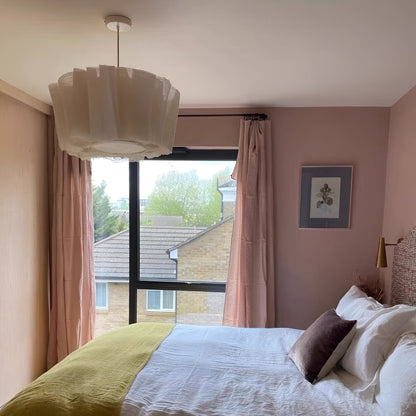 Nordic Creamy Fabric Shade Ainara Pendant Light