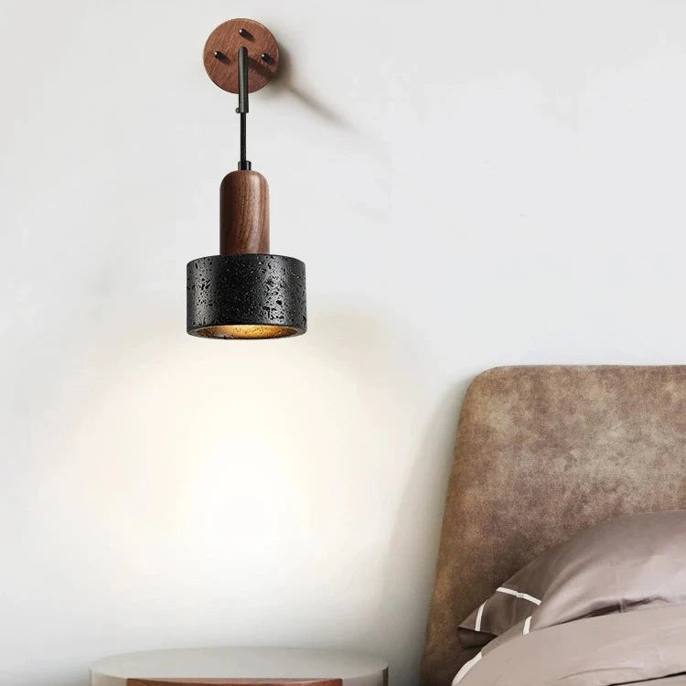 Black Stone LED Pendant Lamp