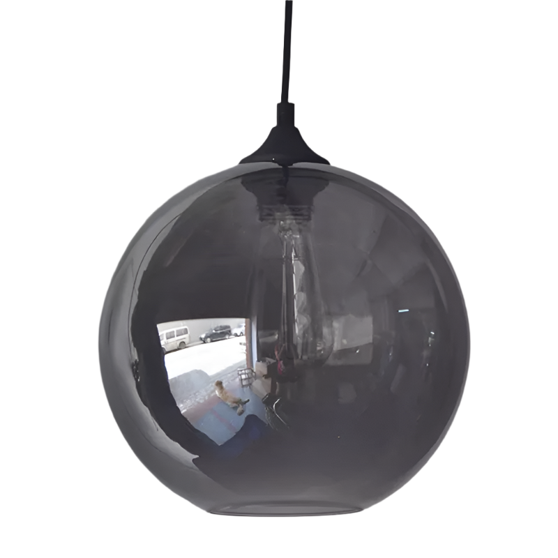 Glass Stone Lampshade Pendant Light