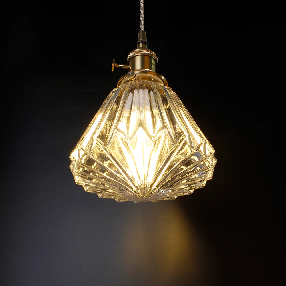 Modern Diamond Glass Pendant Lights