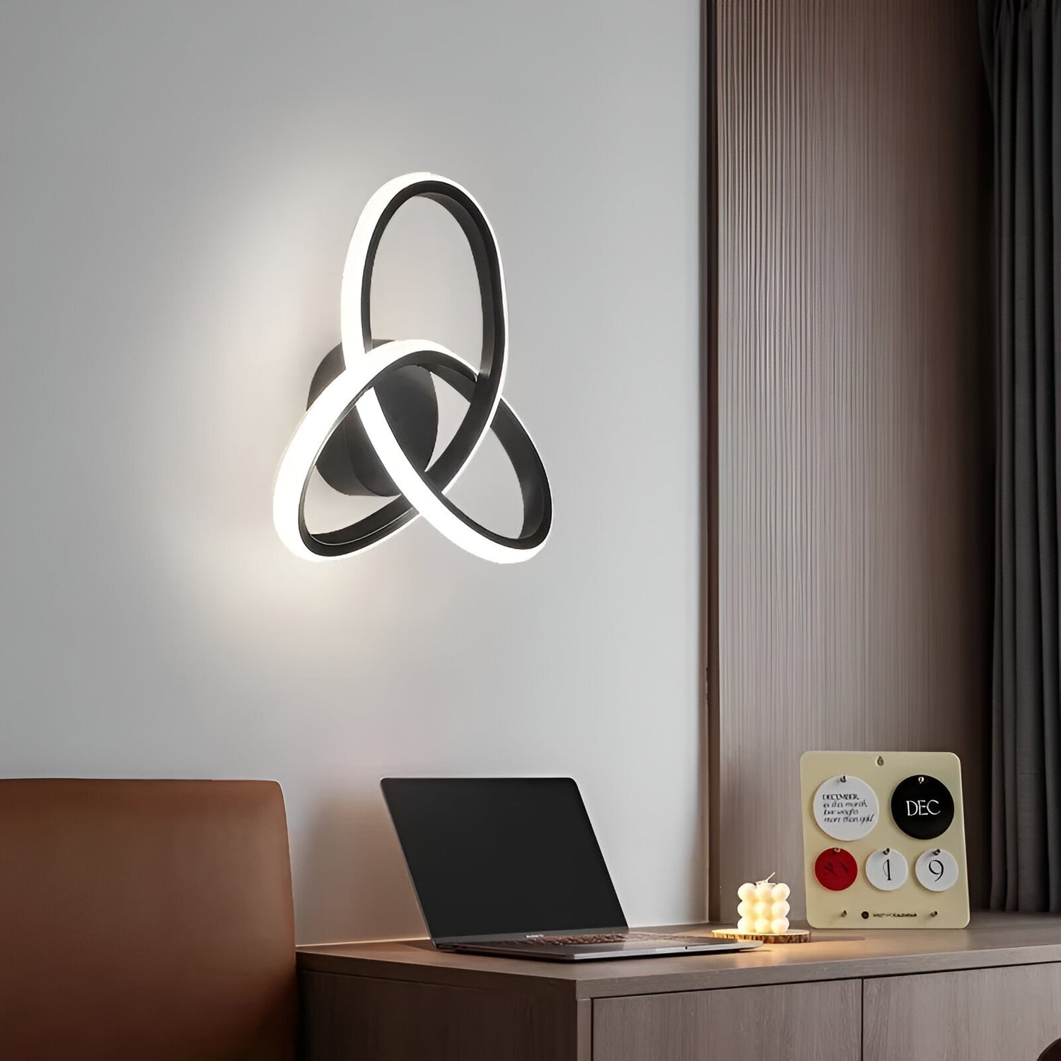 Lámpara de Pared y Techo LED Trefoil Moderno