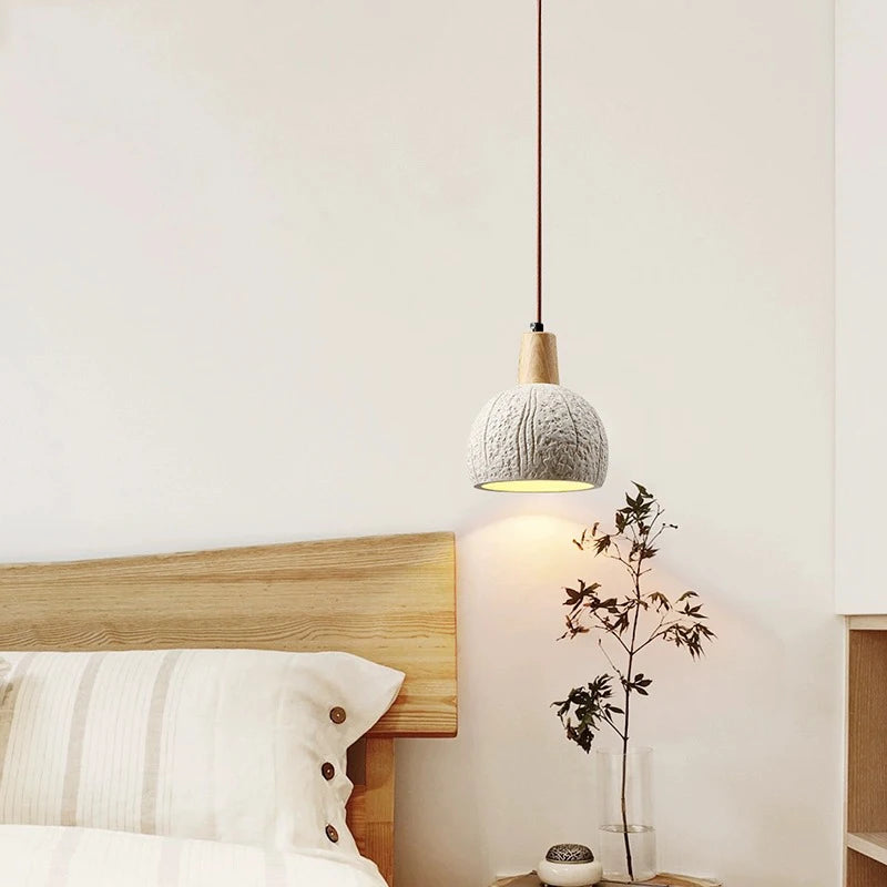 Round Cement Pendant Chandelier