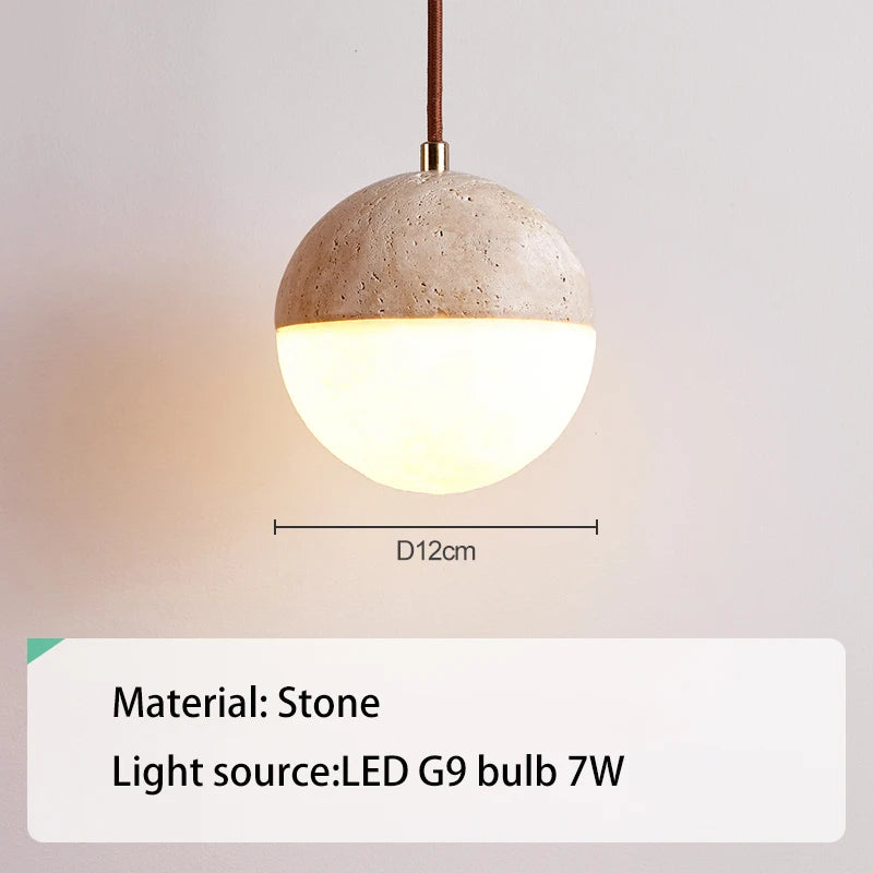 Nature Stone Pendant Lamp