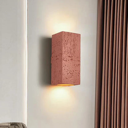 Wabi-Sabi Cement Wall Lamp