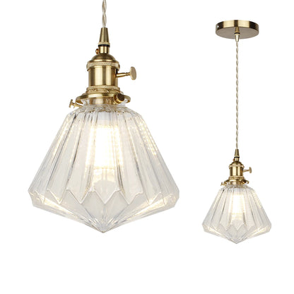 Modern Diamond Glass Pendant Lights