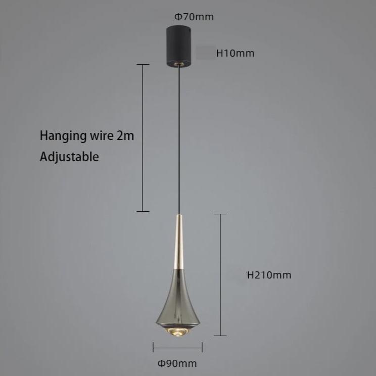 Modern Design Sleek LED Pendant Light