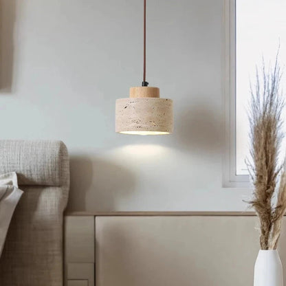 Nordic Travertine Clear Pendant Lamp