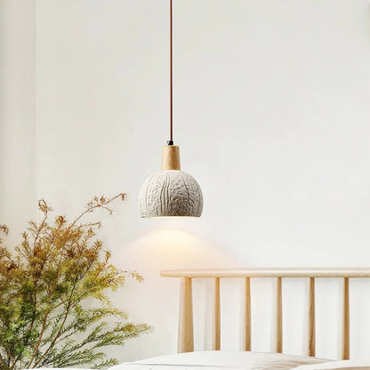 Round Cement Pendant Chandelier