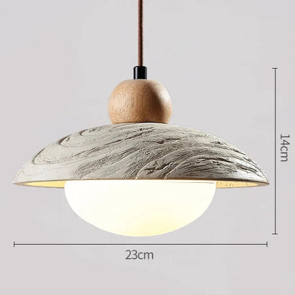 Wabi-sabi Stijl Travertijn Cement Hanglamp