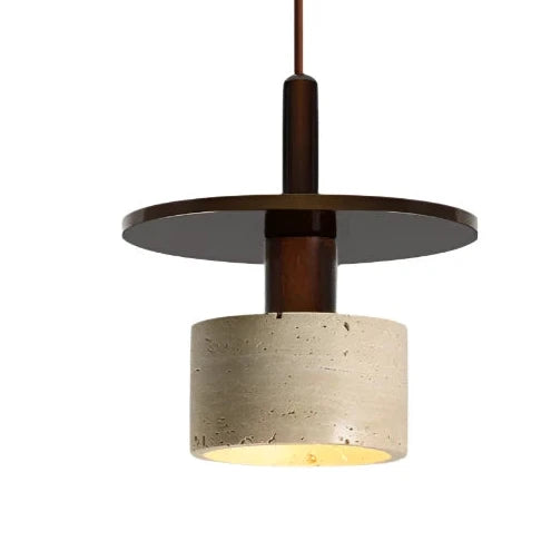 Travertine Vintage Retro Style Pendant Lamp