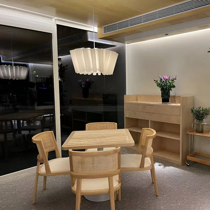 Nordic Creamy Fabric Shade Ainara Pendant Light