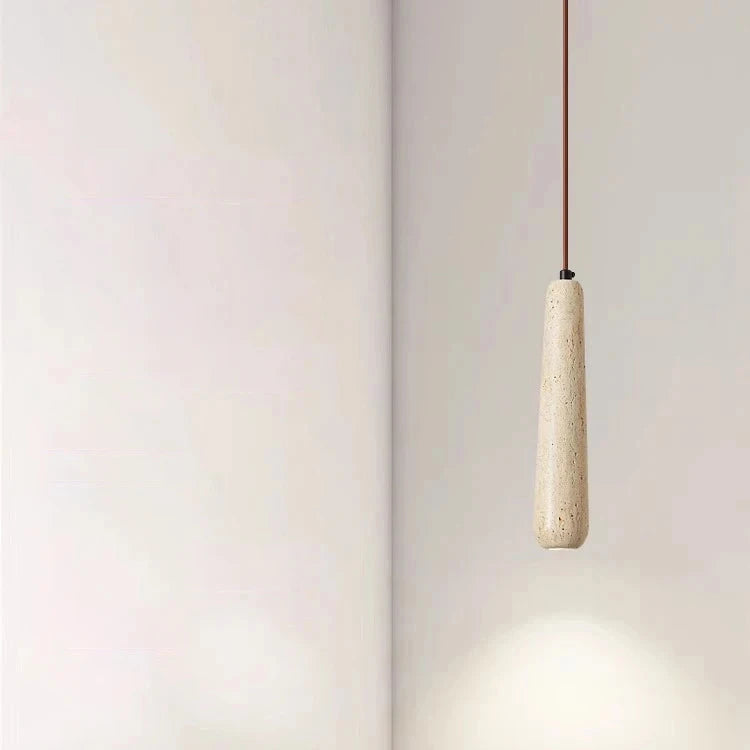 Travertine Tube Pendant Lamp