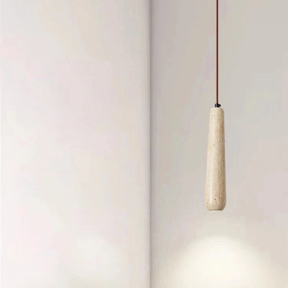 Travertine Tube Pendant Lamp