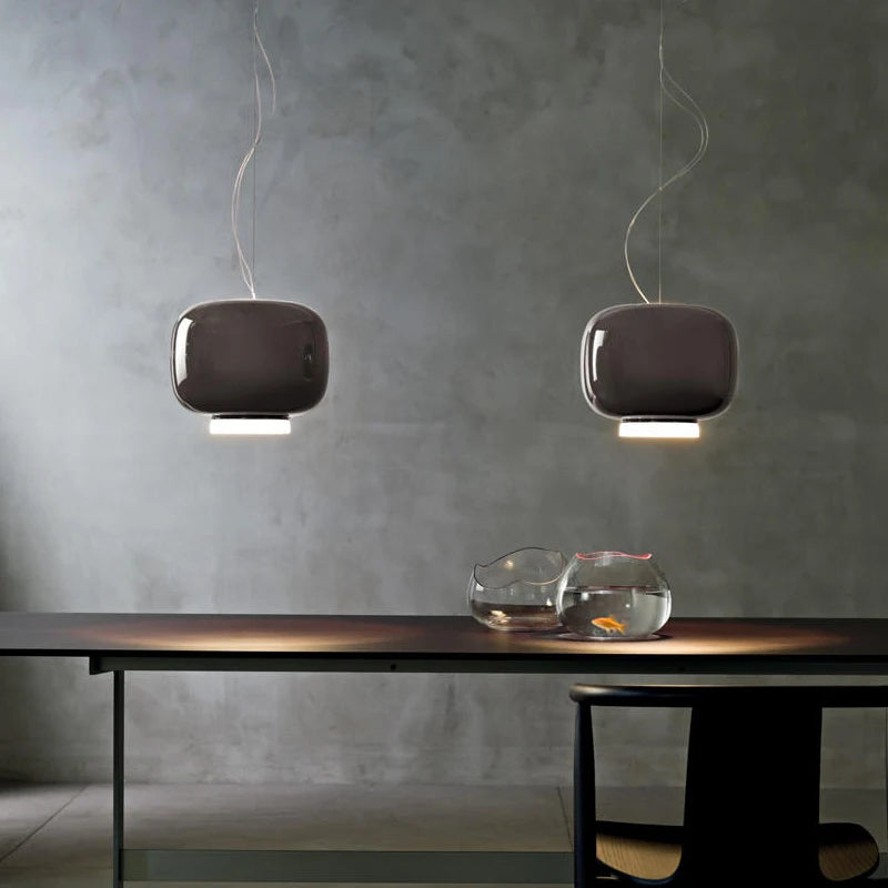 Chouchin Suspension Modern LED Glass Pendant Lamp