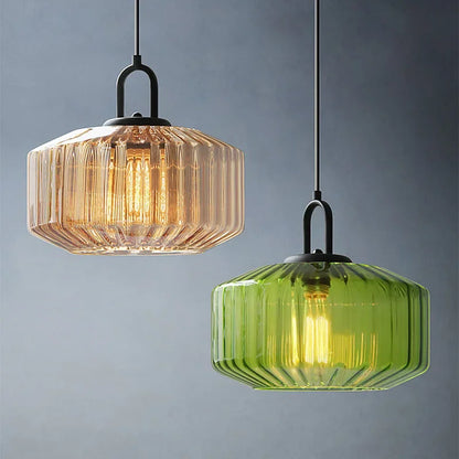 Retro Glass Nordic Loft Design Pendant Light